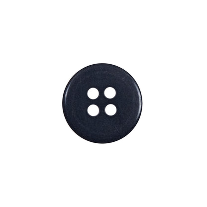 Navy Plastic 4-Hole Button - 24L/15mm