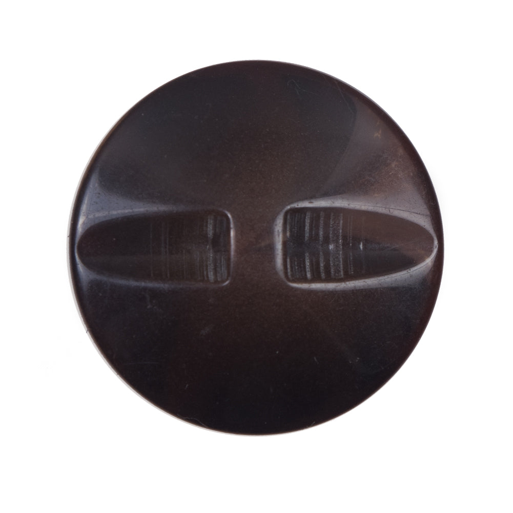Brown Symphony Plastic Self Back Button - 44L/28mm Detail