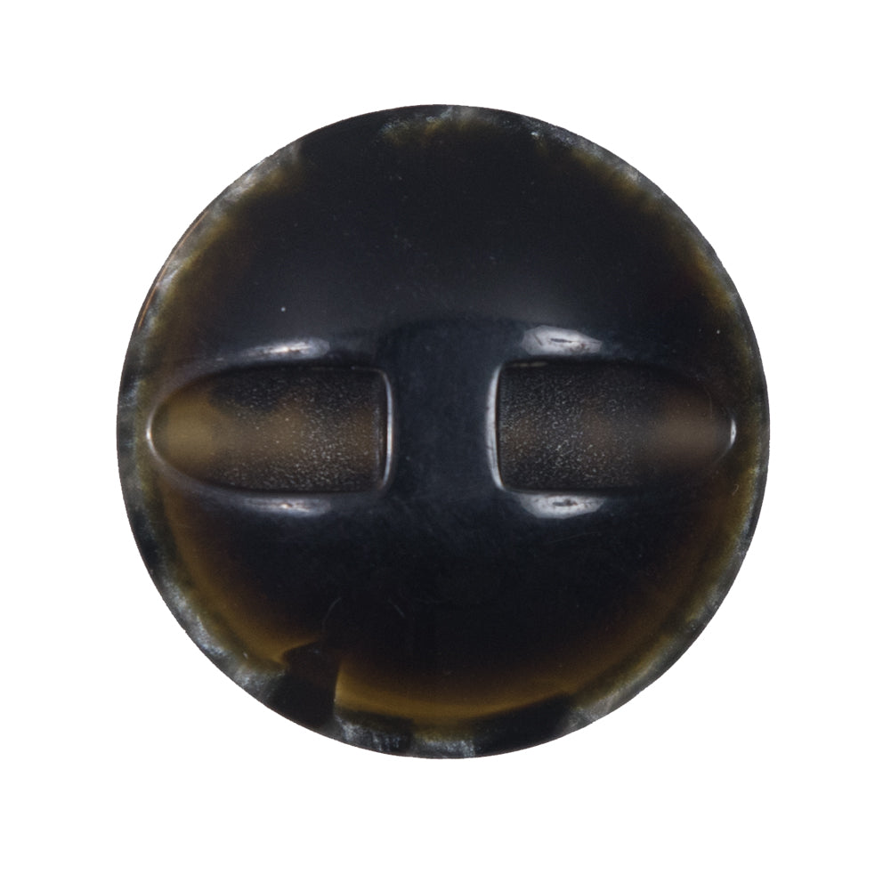 Green Abstract Self Shank Plastic Button - 44L/28mm Detail