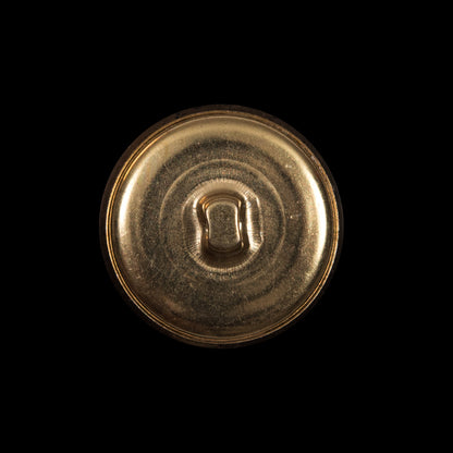 Gold Aluminum Etched Shank Back Button - 36L/23mm Detail