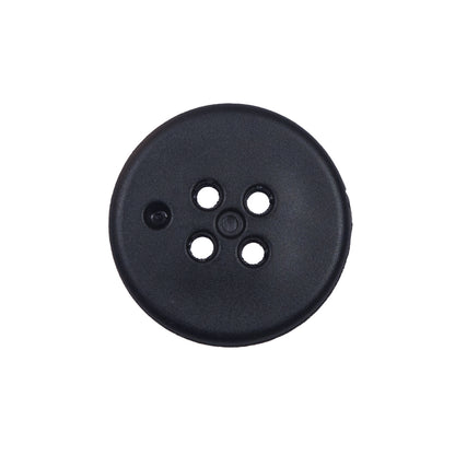 Black Plastic 4-Hole Button - 36L/23mm Detail