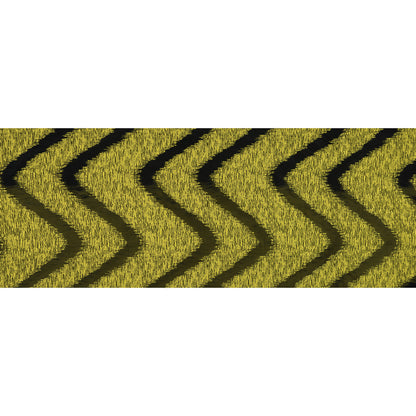 Chartreuse and Black Zig Zag Burnout Jacquard Full