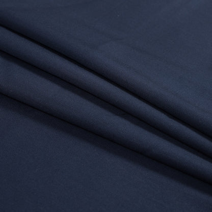 Navy Tencel and Wool Twill Detail