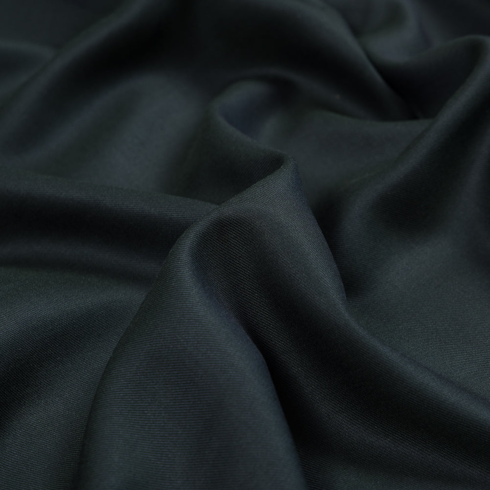 Hunter Green Tencel and Wool Twill Full