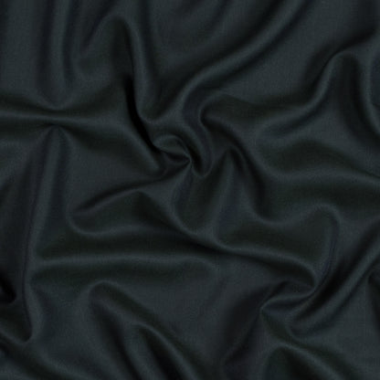 Hunter Green Tencel and Wool Twill