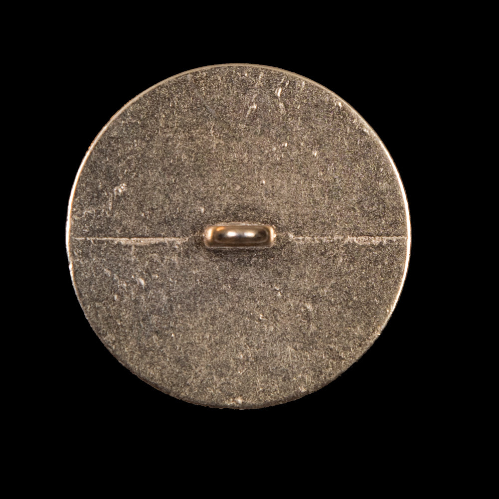 Italian Gold Hammerred Metal Shank Back Button - 44L/28MM Detail