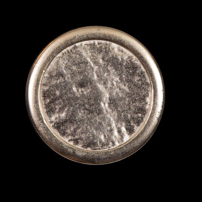 Italian Gold Hammerred Metal Shank Back Button - 44L/28MM