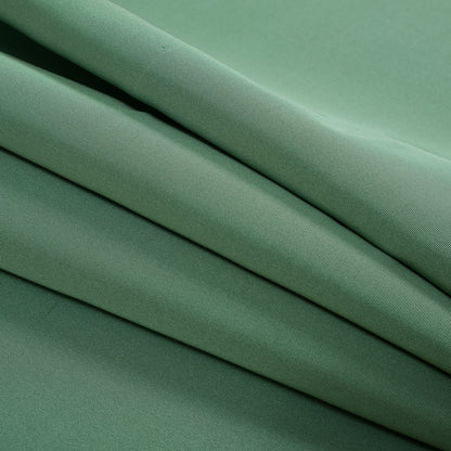 Carolina Herrera Stone Green Silk Faille Folded