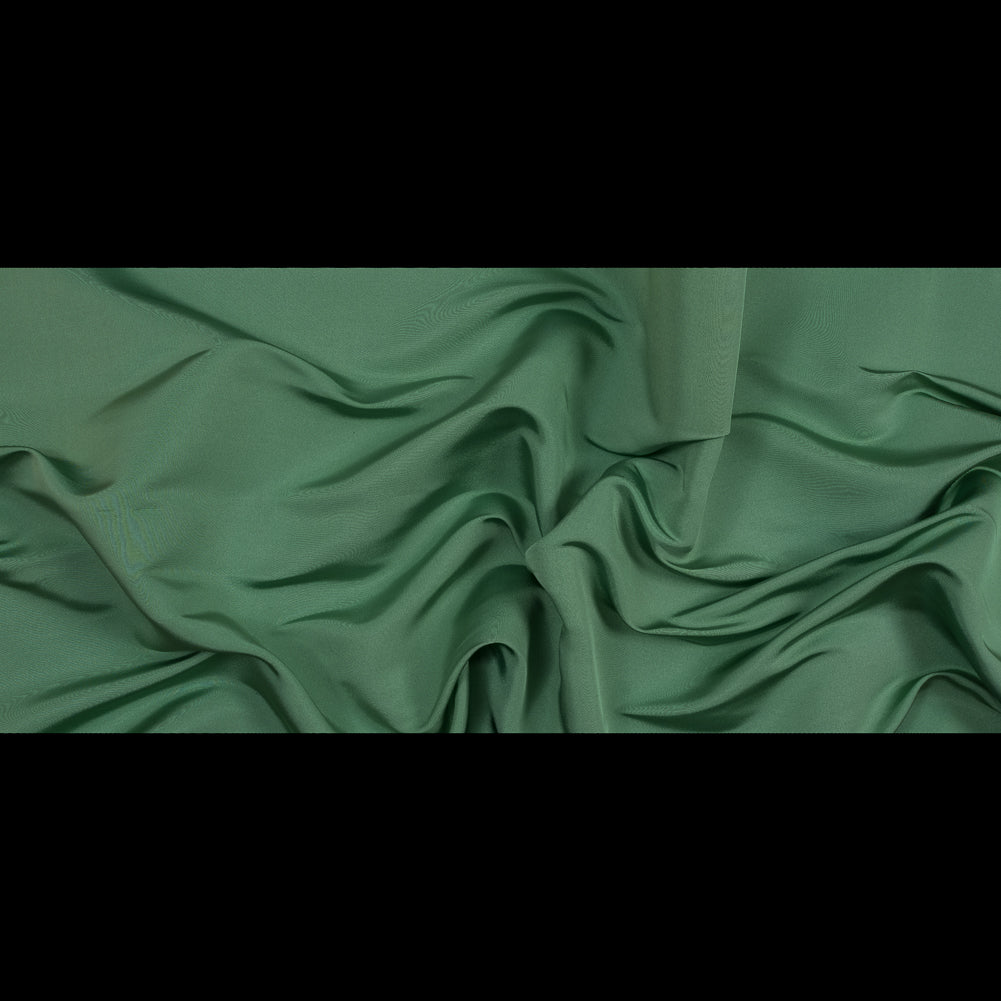 Carolina Herrera Stone Green Silk Faille Full