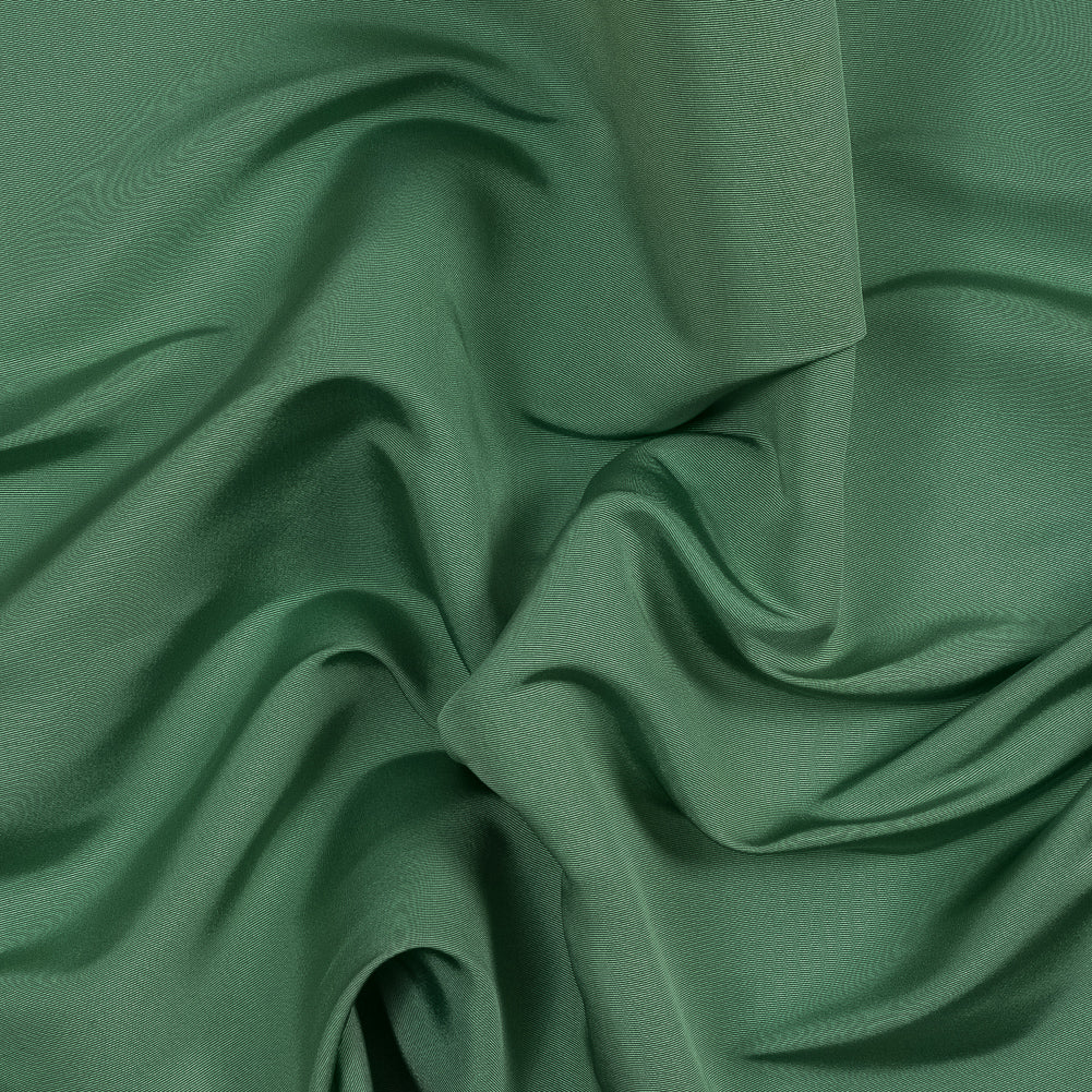Carolina Herrera Stone Green Silk Faille