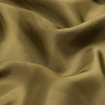 Warm Olive Twill Viscose Lining Detail