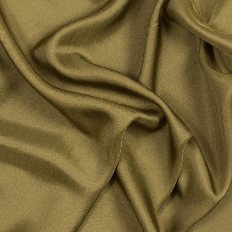Warm Olive Twill Viscose Lining