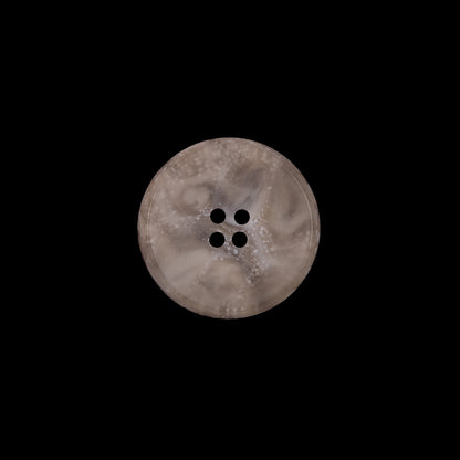 Beige Plastic 4-Hole Button - 24L/15mm