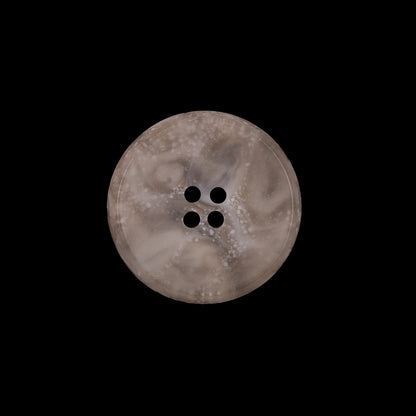 Beige Plastic 4-Hole Button - 32L/20mm