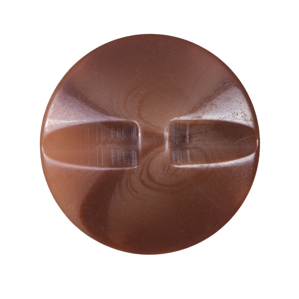 Copper Abstract Self Shank Plastic Button - 45L/29mm Detail