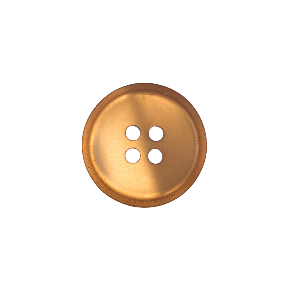 Yellow Copper Plastic 4-Hole Button - 30L/19mm
