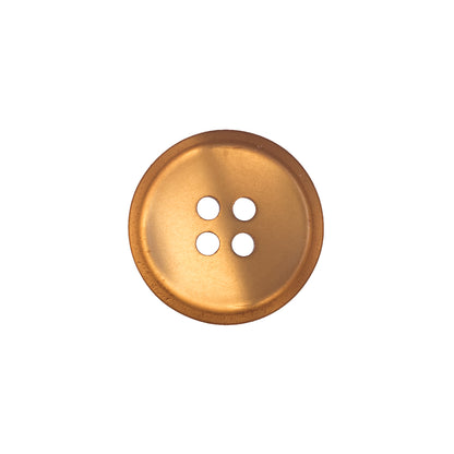 Yellow Copper Plastic 4-Hole Button - 30L/19mm