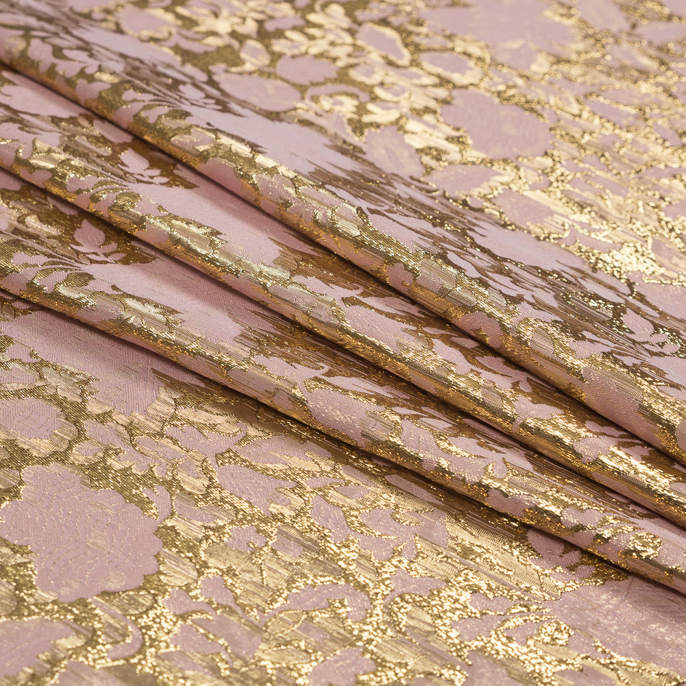 Phillip Lim Metallic Gold and Pink Floral Jacquard Detail