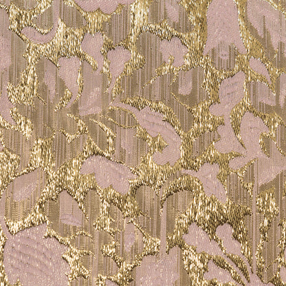 Phillip Lim Metallic Gold and Pink Floral Jacquard Full