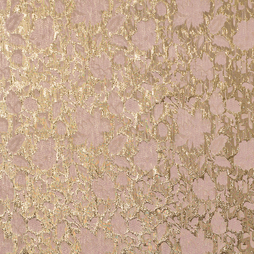 Phillip Lim Metallic Gold and Pink Floral Jacquard