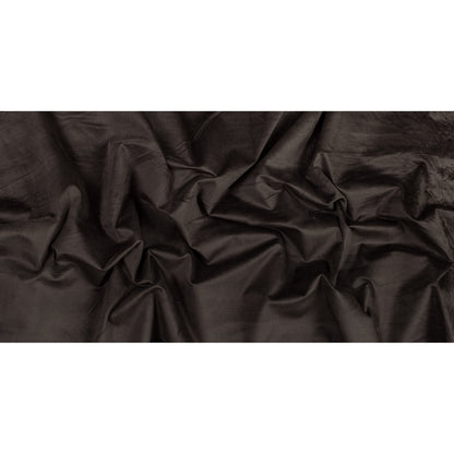Dark Brown Stretch Cotton Velveteen Full