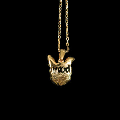 Gold Swatch Pendant on an 18" Chain Detail