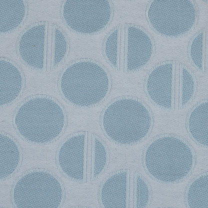 Light Blue and White Polka Dotted Jacquard Detail