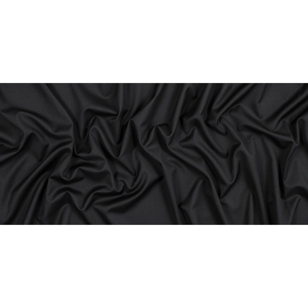 Italian Black Wool Suiting Full