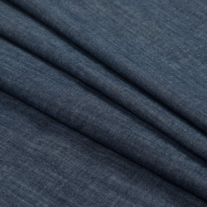 Indigo Cotton Denim with Give Folded