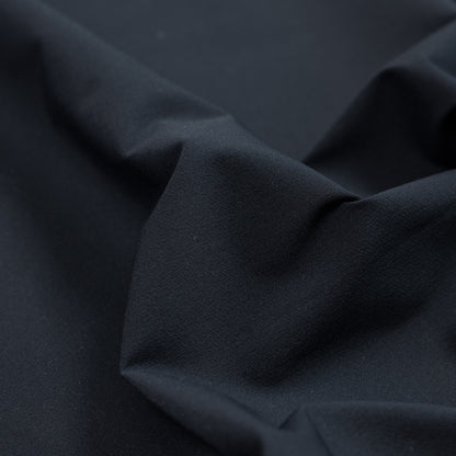 Midnight Navy Stretch Polyester Pique Detail