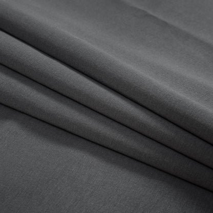 Gray Cotton and Polyester Double Knit Folded