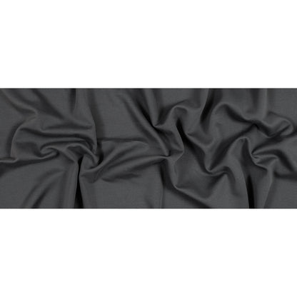 Gray Cotton and Polyester Double Knit Full