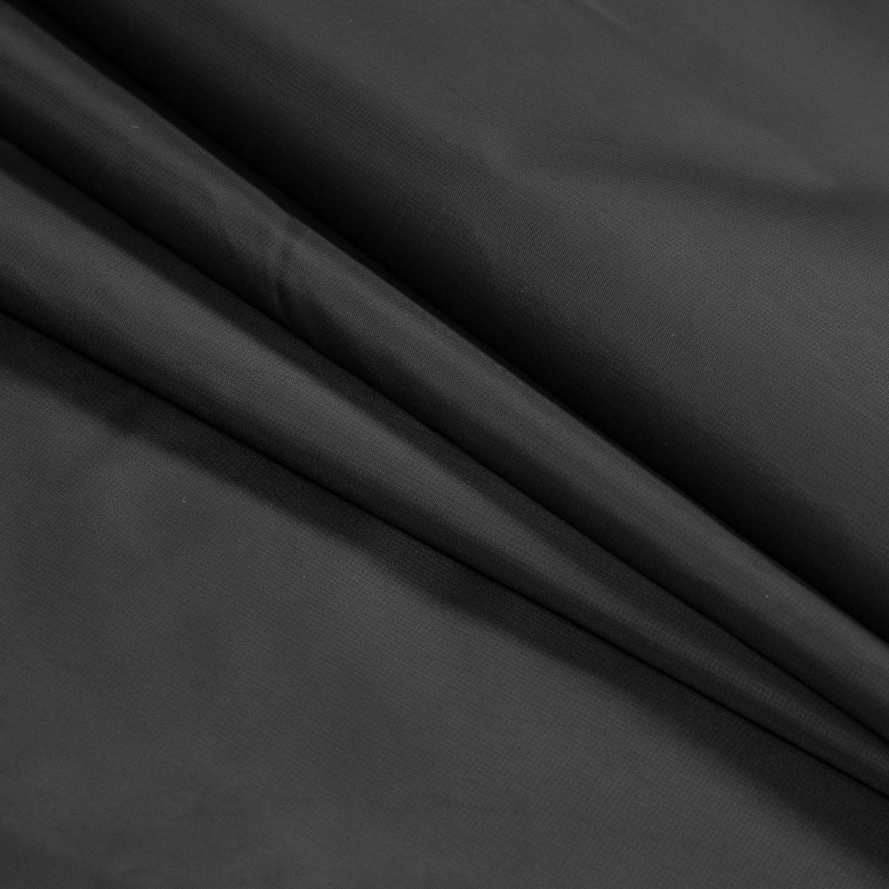 Black Polyester Ripstop Folded