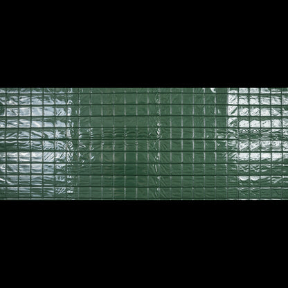 Green Square Vinyl Quilted Coating Folded