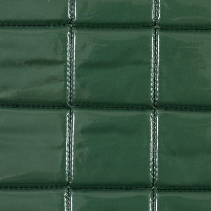 Green Square Vinyl Quilted Coating Full