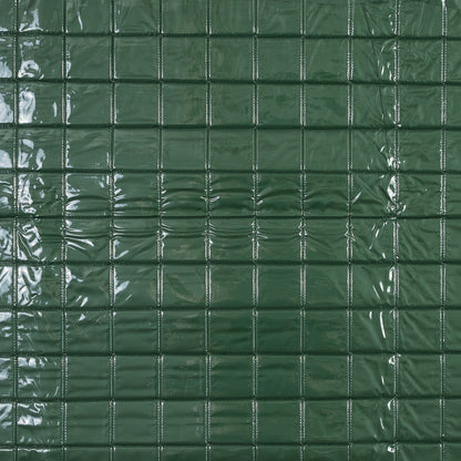 Green Square Vinyl Quilted Coating