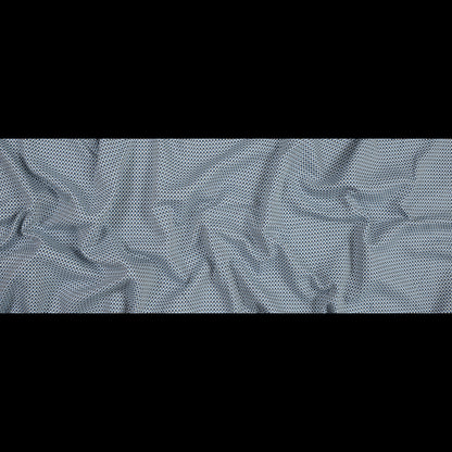 Blue and White Checkered Cotton Woven Full