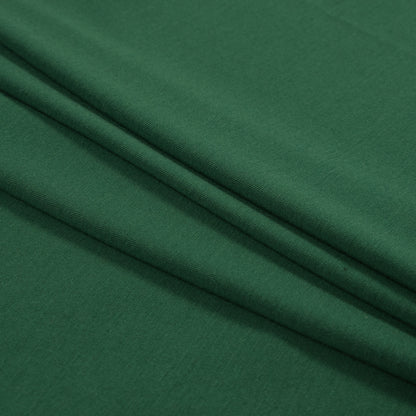 Emerald Green Stretch Wool Jersey Folded