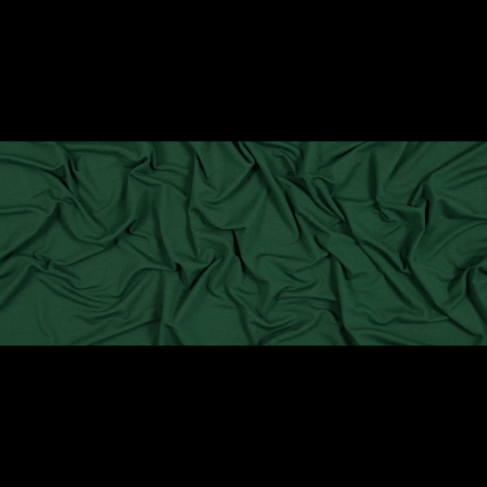Emerald Green Stretch Wool Jersey Full