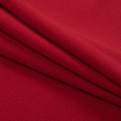 Red Double-Sided Polyester Fleece Folded