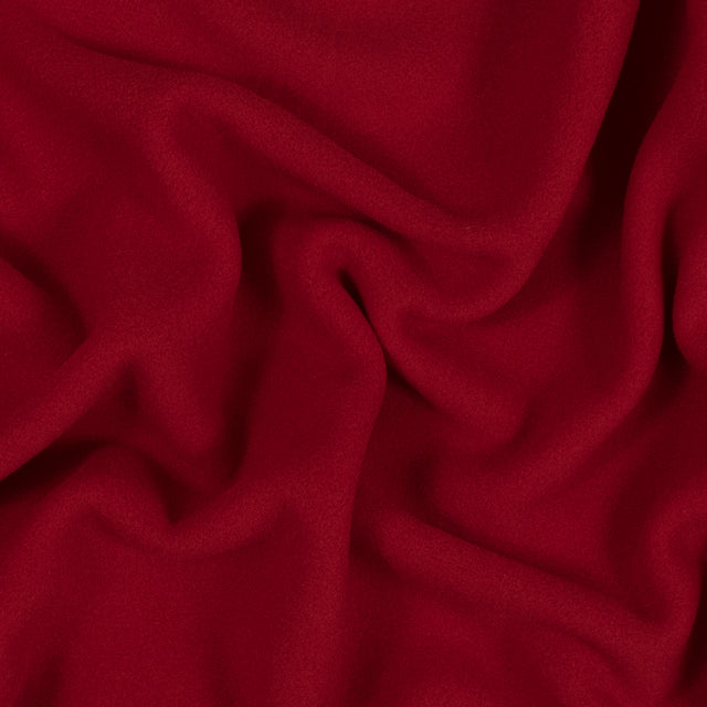 Red Double-Sided Polyester Fleece