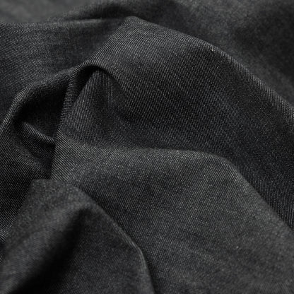 Black Stretch Cotton Denim Detail