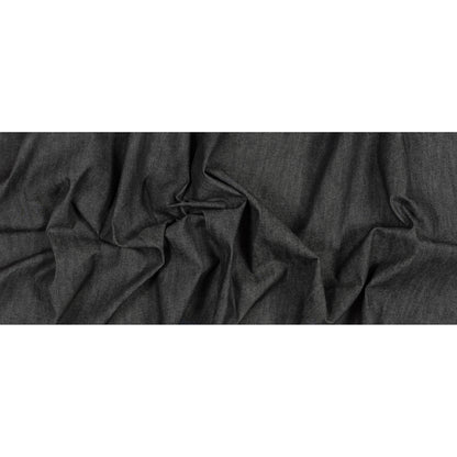 Black Stretch Cotton Denim Full