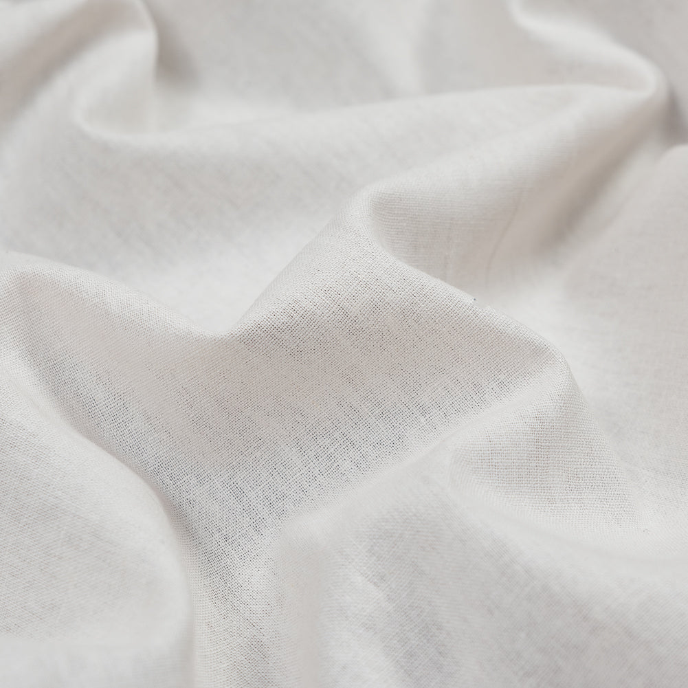 Cream Pink Linen and Rayon Woven Detail