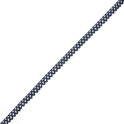 Navy Crochet Trim - 0.5"