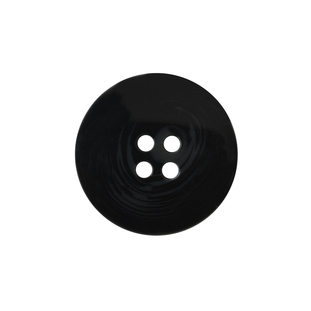 Black and Gray Swirled Plastic Button - 36L/23mm Detail