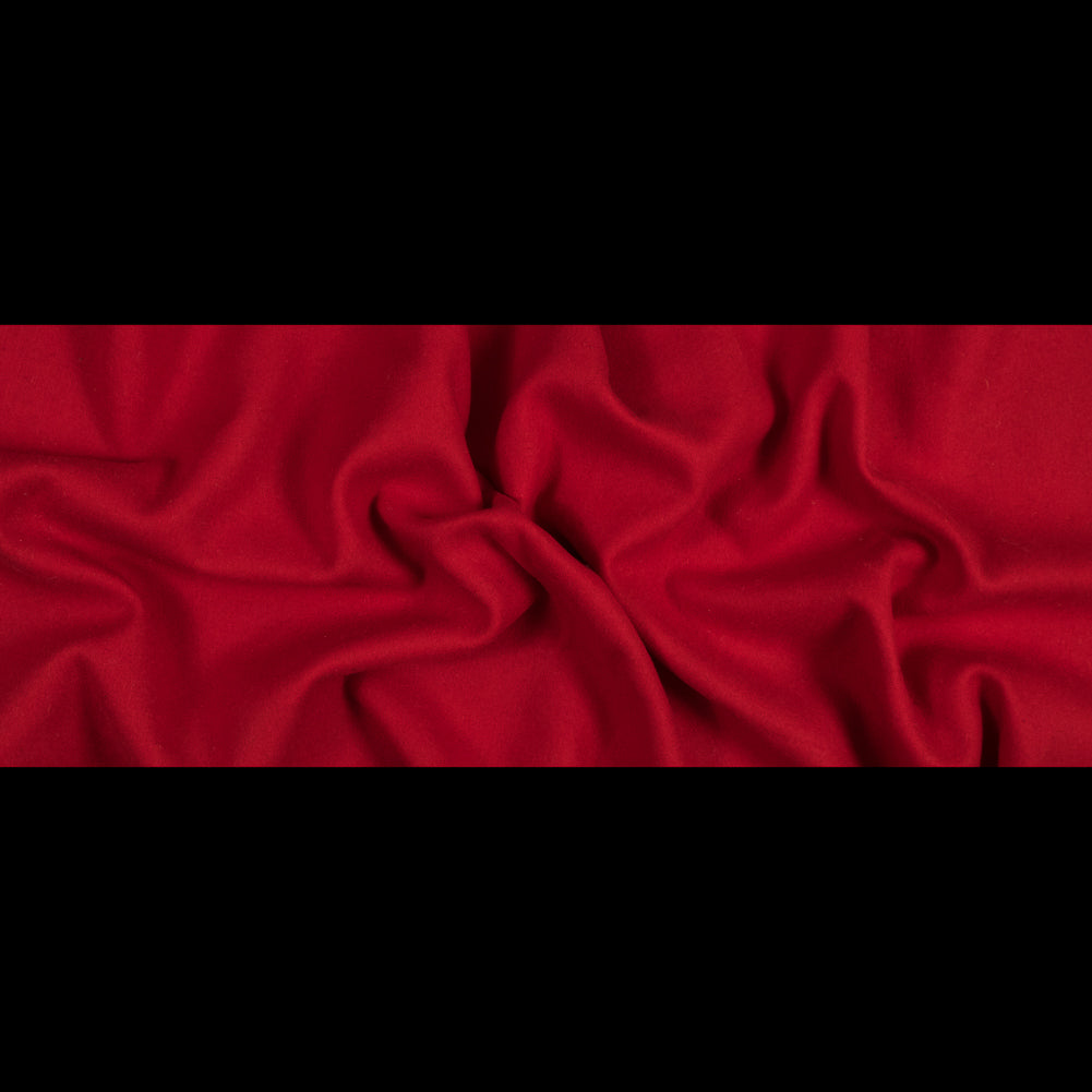 Primary Red Blended Wool Coating Full