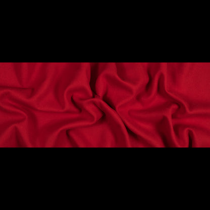 Primary Red Blended Wool Coating Full