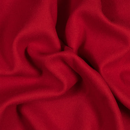 Primary Red Blended Wool Coating