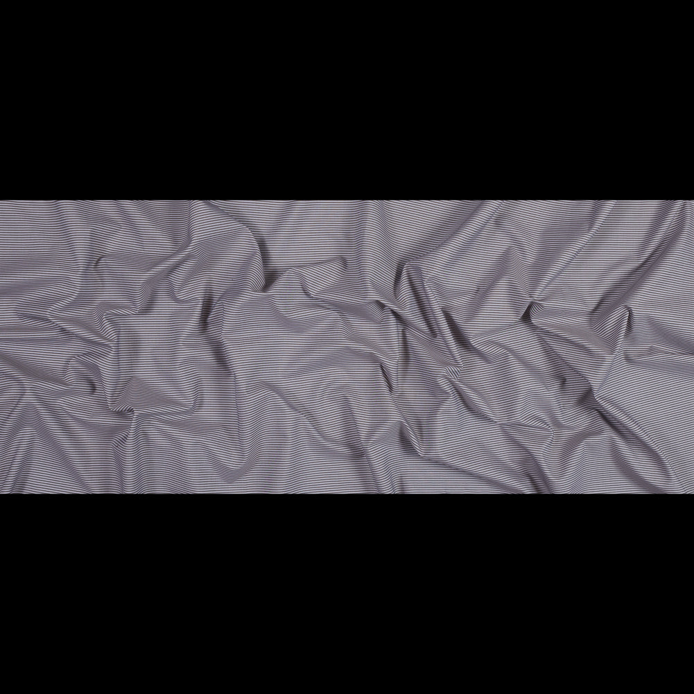 Lavender Fog Shadow Striped Cotton Shirting Full